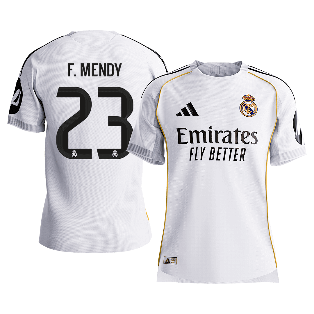 F.MENDY #23 Real Madrid Home Player Version Jersey 2025/26 - gogoalshop