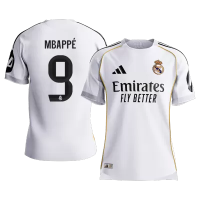 MBAPPÉ #9 Real Madrid Home Authentic Soccer Jersey 2025/26 - gogoalshop