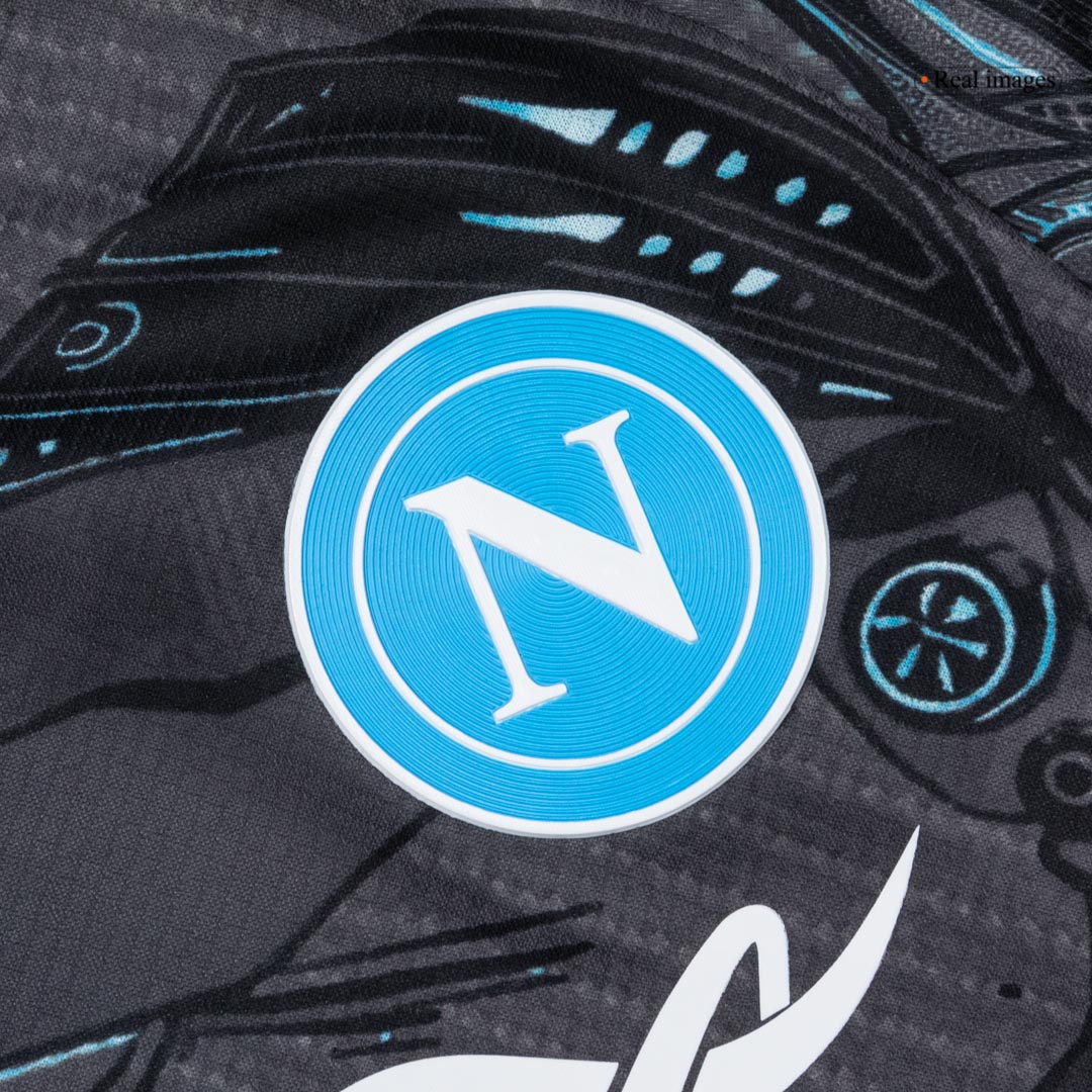 Napoli Pre-Match Soccer Jersey 2025/26 Black - gogoalshop