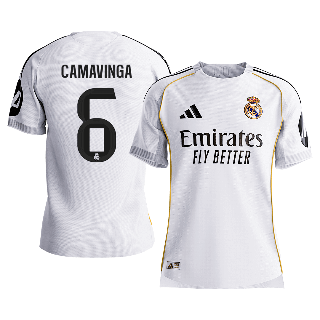 CAMAVINGA #6 Real Madrid Home Player Version Jersey 2025/26 - gogoalshop