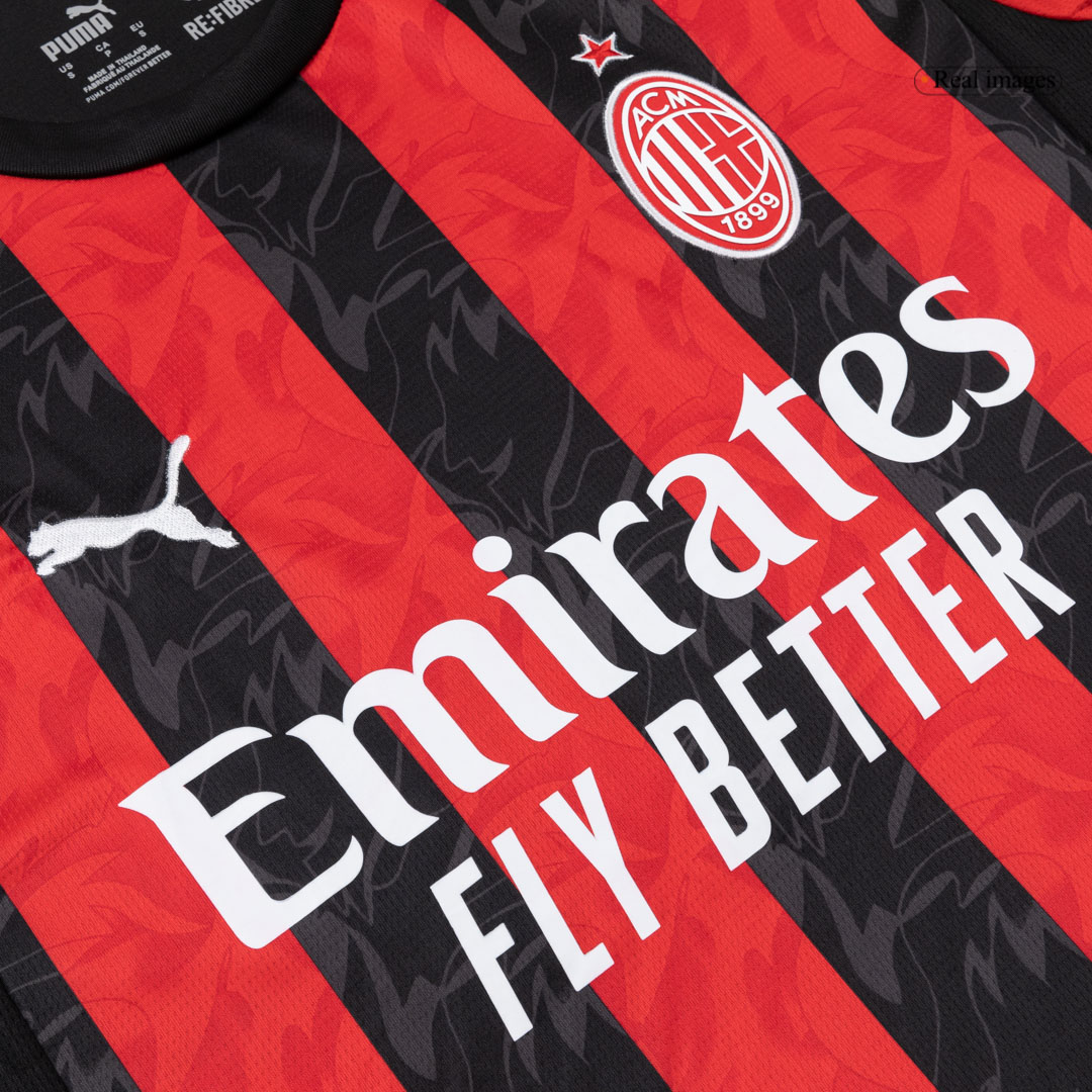 AC Milan Home Long Sleeve Jersey 2025/26 - gogoalshop