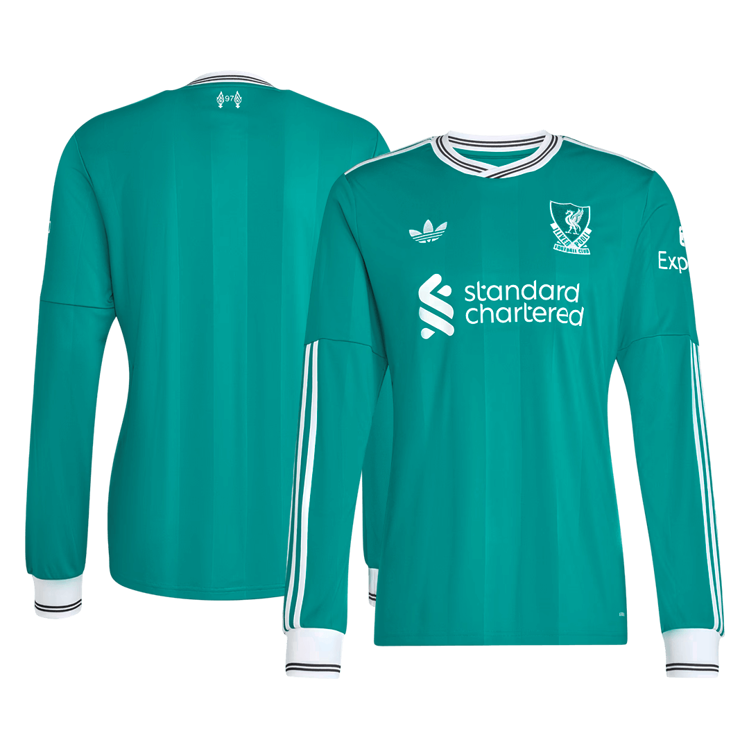 Liverpool Third Away Long Sleeve Jersey 2025/26 - gogoalshop