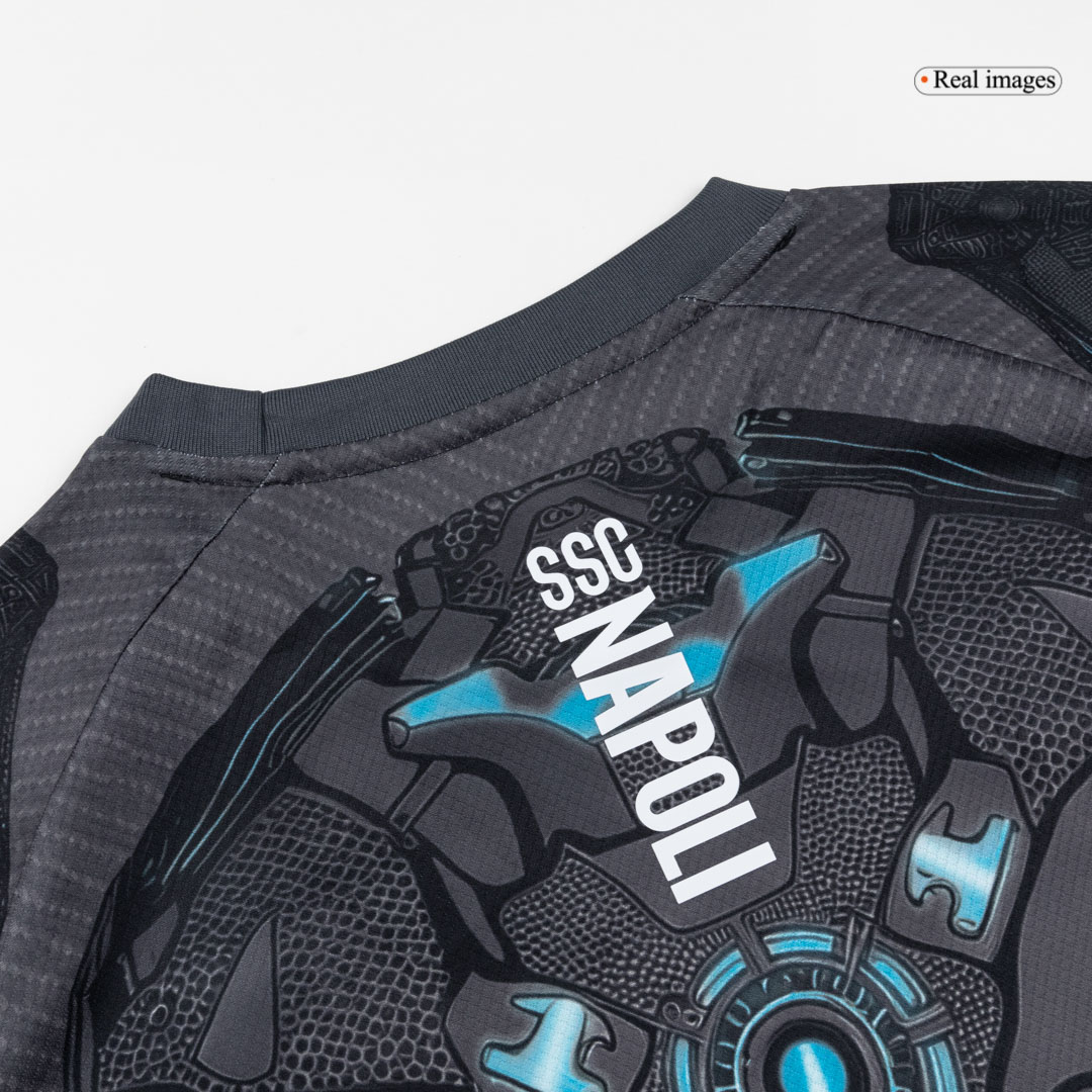 Napoli Pre-Match Soccer Jersey 2025/26 Black - gogoalshop