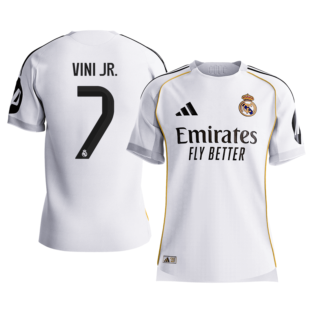 VINI JR. #7 Real Madrid Home Player Version Jersey 2025/26 - gogoalshop