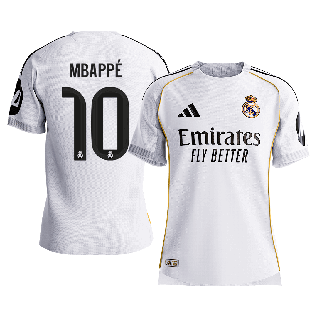 MBAPPÉ #10 Real Madrid Home Player Version Jersey 2025/26 - gogoalshop