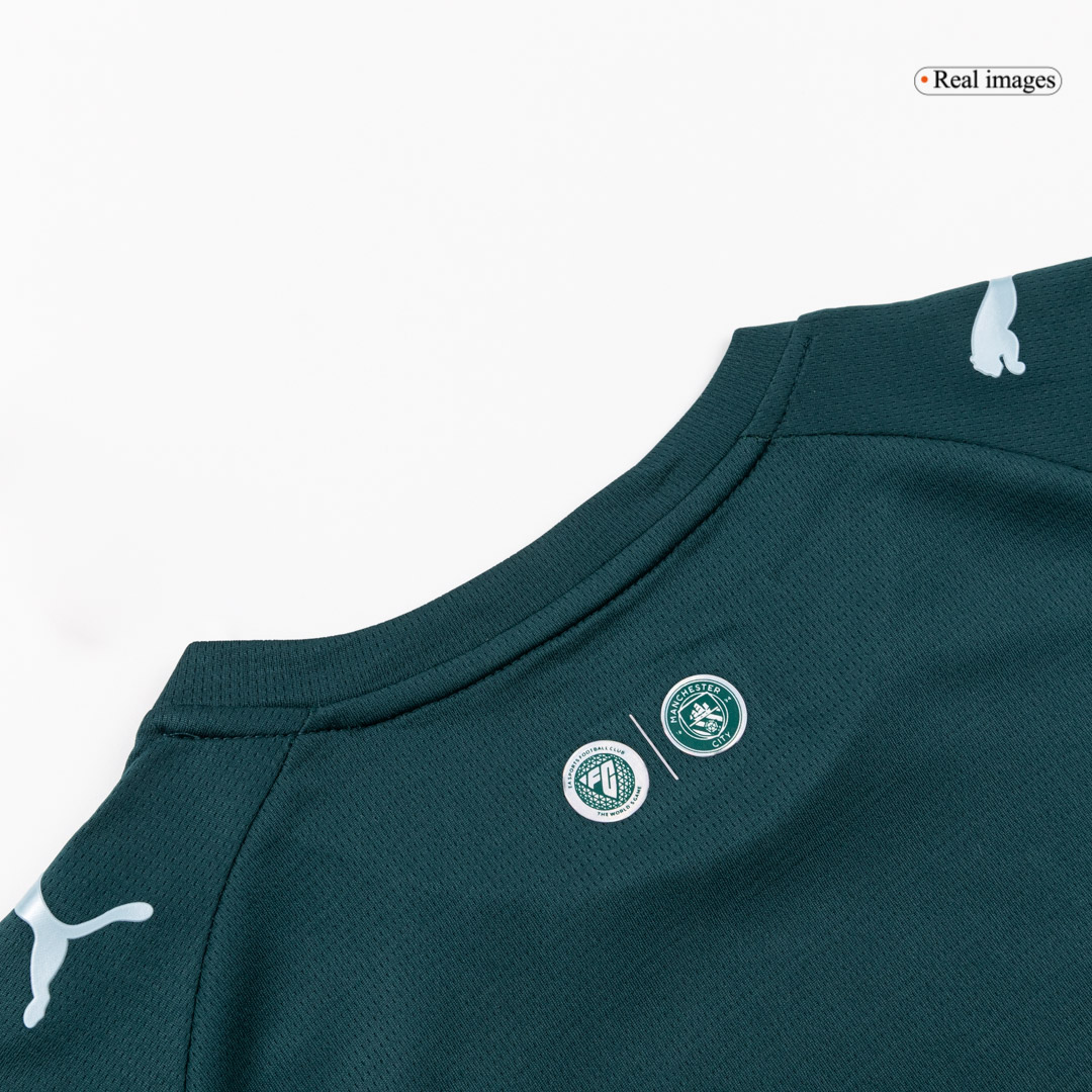 Manchester City Fourth Away Kids Soccer Jerseys Kit 2025/26 - gogoalshop