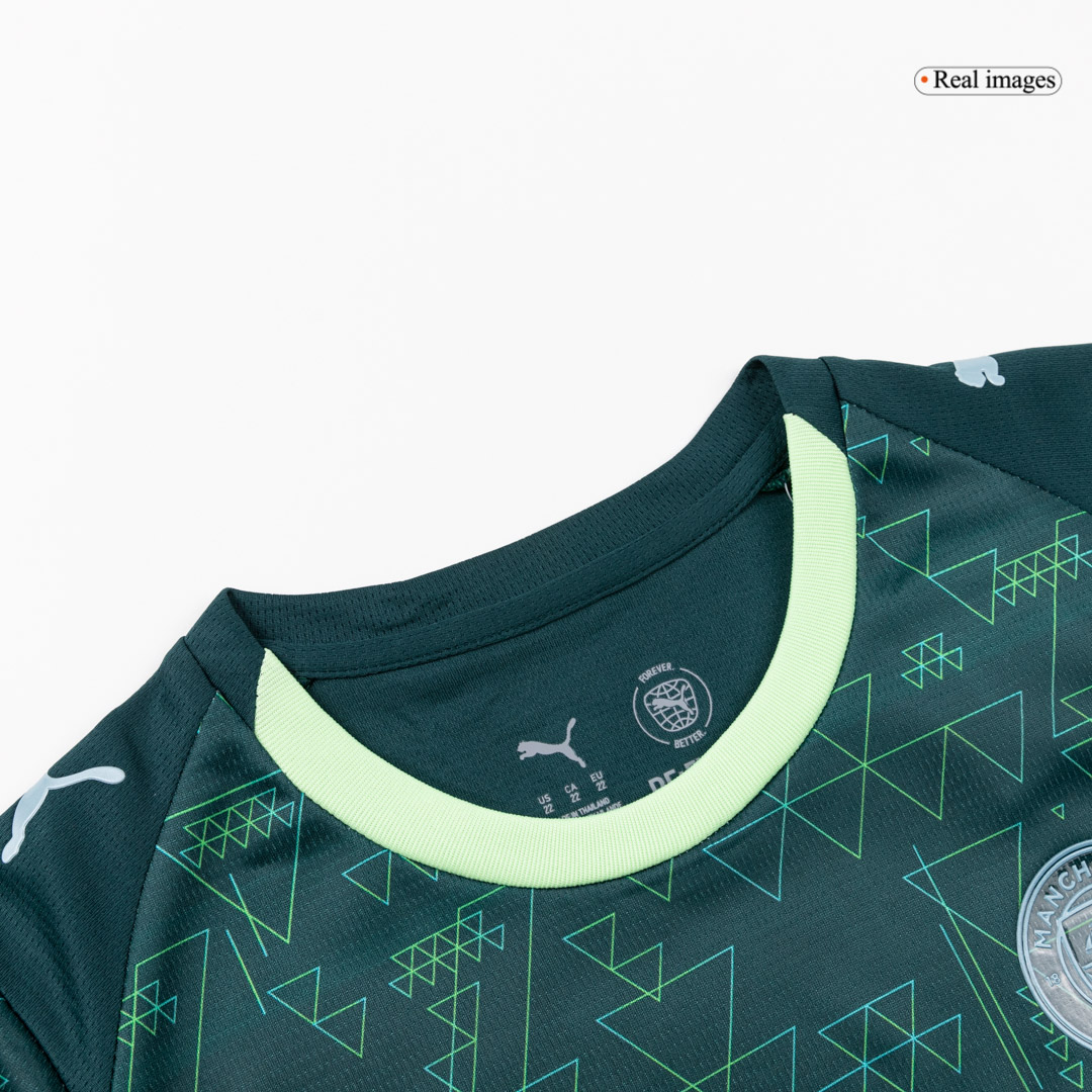 Manchester City Fourth Away Kids Soccer Jerseys Kit 2025/26 - gogoalshop