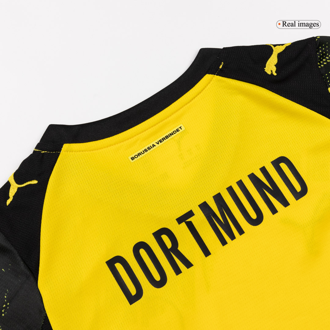 Borussia Dortmund Home Kids Soccer Jerseys Kit 2025/26 - gogoalshop
