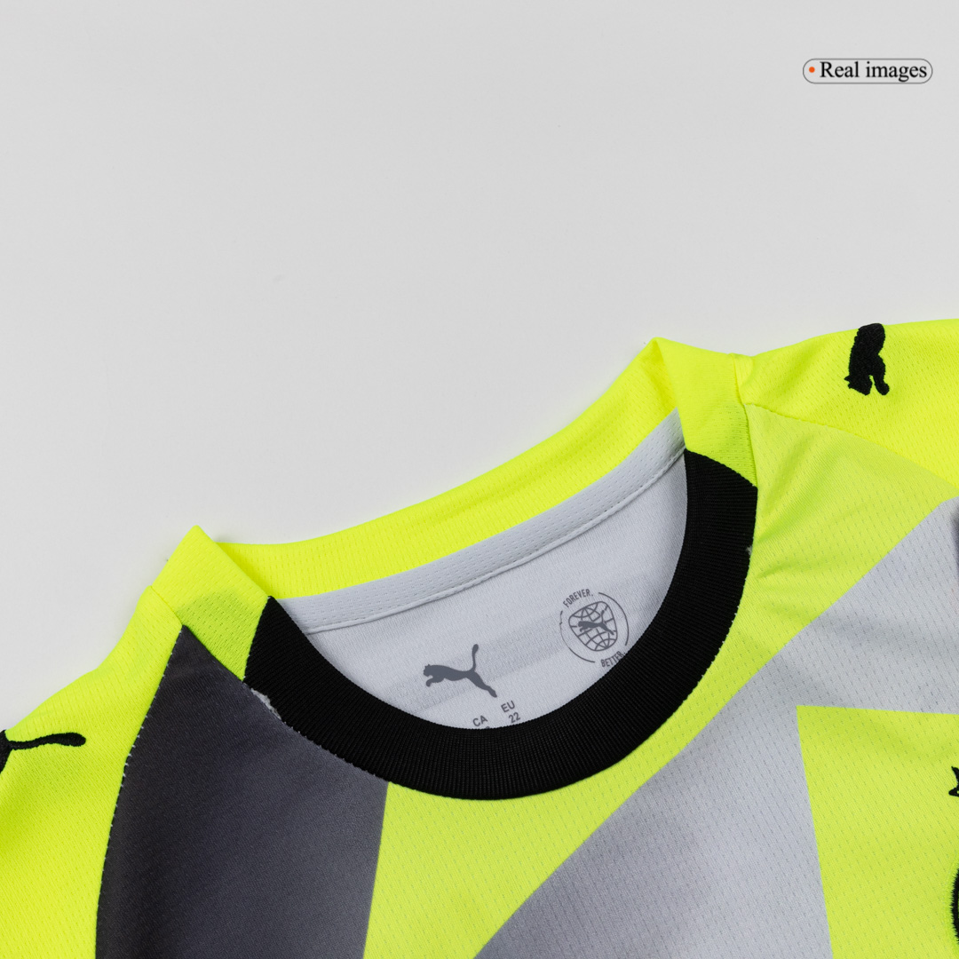 Borussia Dortmund Away Kids Soccer Jerseys Kit 2025/26 - gogoalshop