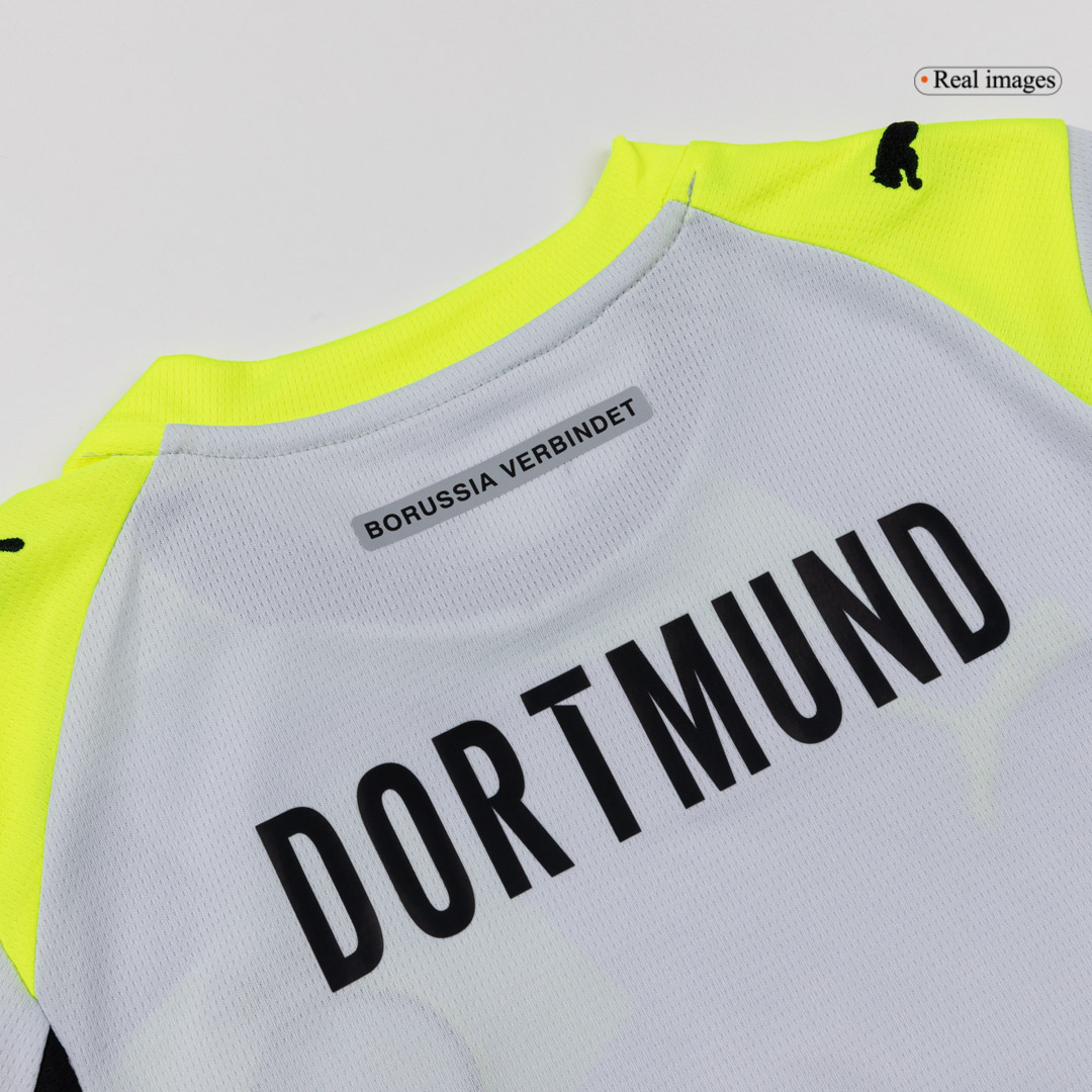 Borussia Dortmund Away Kids Soccer Jerseys Kit 2025/26 - gogoalshop
