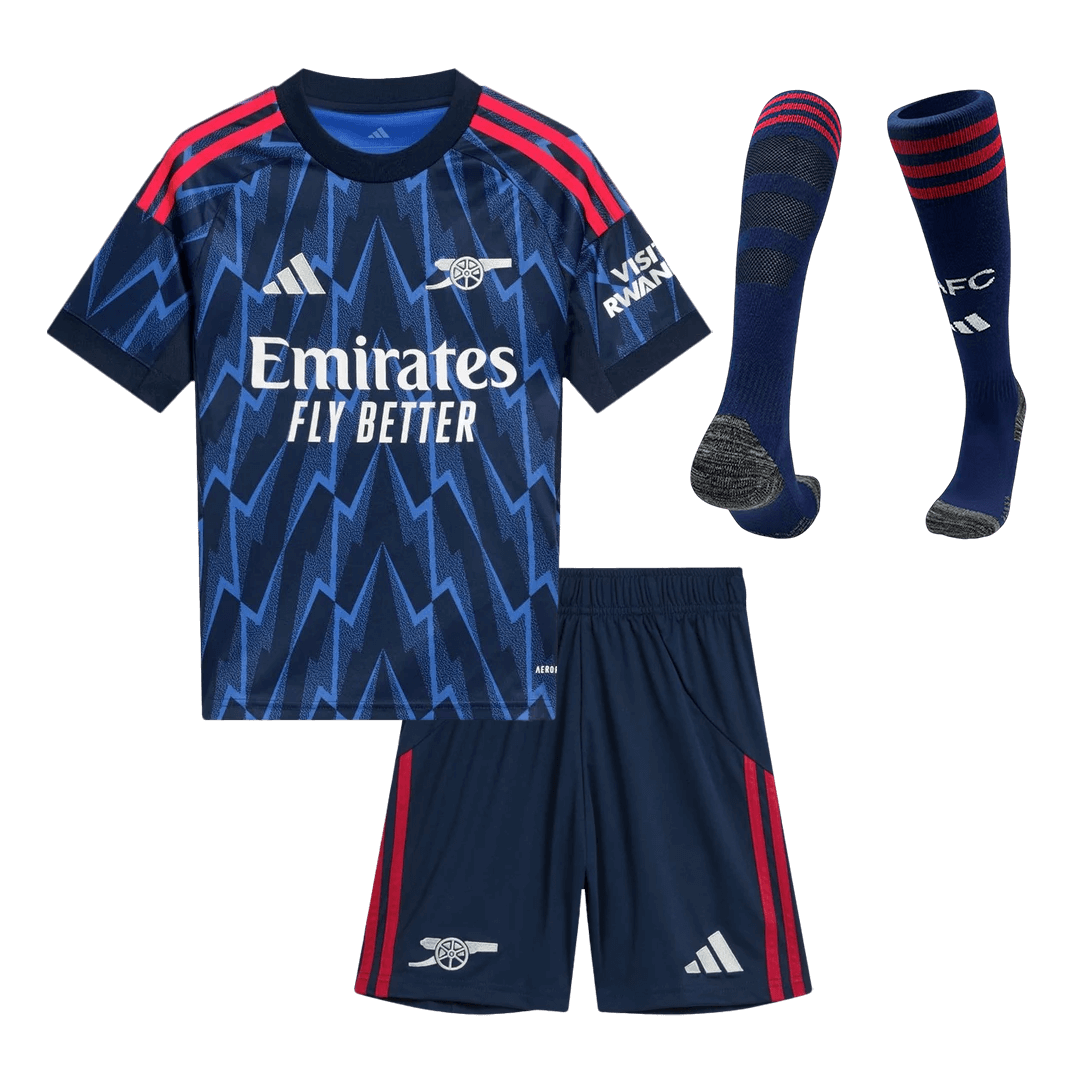 Arsenal Away Kids Soccer Jerseys Full Kit 2025/26 - gogoalshop