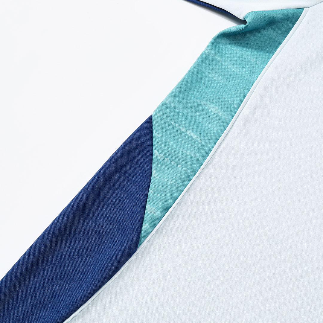 Arsenal 1/4 Zip Tracksuit 2025/26 Kids White - gogoalshop