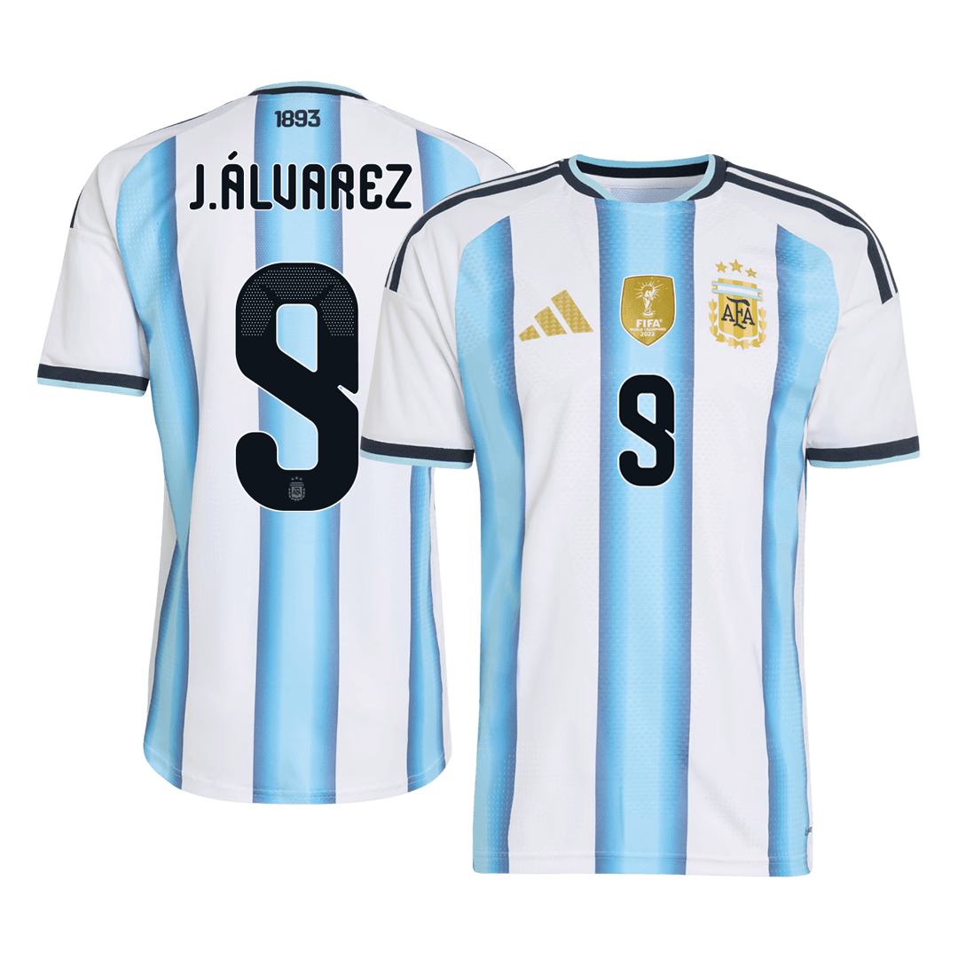 J.ÁLVAREZ #9 Argentina Home Player Version Jersey World Cup 2026 - gogoalshop
