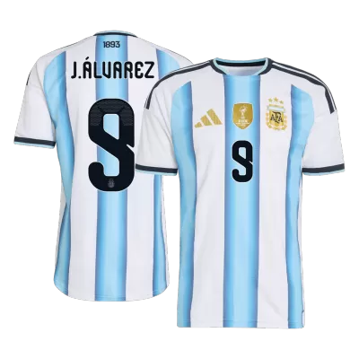 J.ÁLVAREZ #9 Argentina Home Player Version Jersey World Cup 2026 - gogoalshop