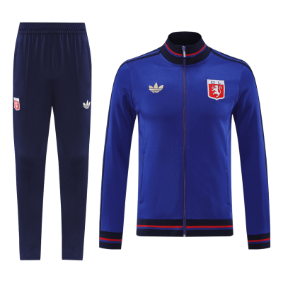 Olympique Lyonnais Jacket Tracksuit 2025/26 Blue - gogoalshop