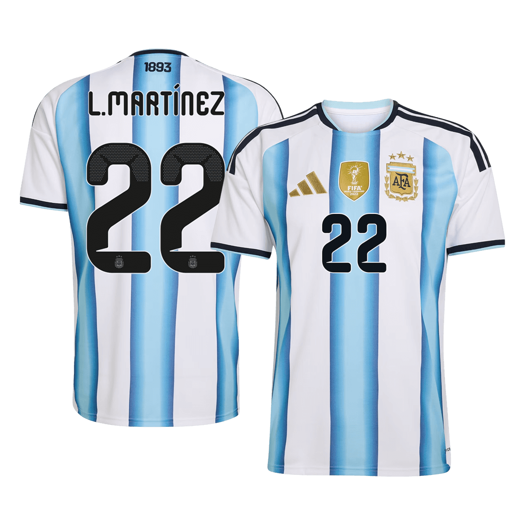 L.MARTÍNEZ #22 Argentina Home Soccer Jersey World Cup 2026 - gogoalshop
