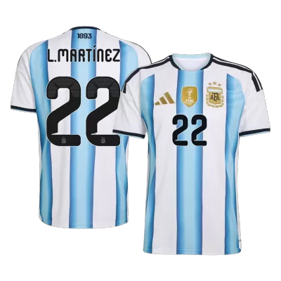L.MARTÍNEZ #22 Argentina Home Soccer Jersey World Cup 2026 - gogoalshop
