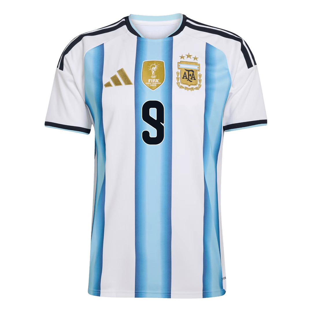 J.ÁLVAREZ #9 Argentina Home Soccer Jersey World Cup 2026 - gogoalshop