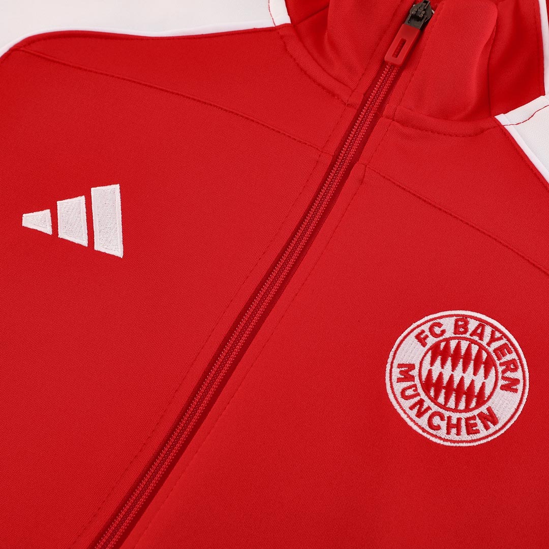 Bayern Munich Track Jacket 2025/26 - Red - gogoalshop