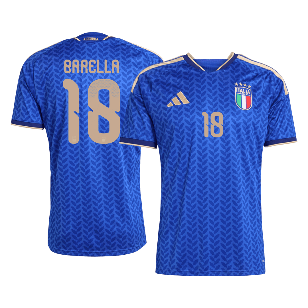 BARELLA #18 Italy Home Soccer Jersey World Cup 2026 - gogoalshop