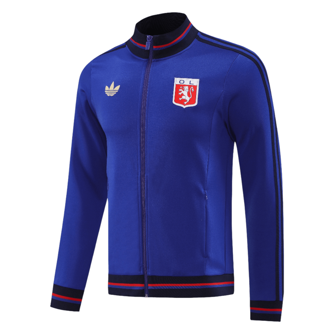 Olympique Lyonnais Track Jacket 2025/26 - Blue - gogoalshop