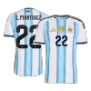 L.MARTÍNEZ #22 Argentina Home Player Version Jersey World Cup 2026 - gogoalshop