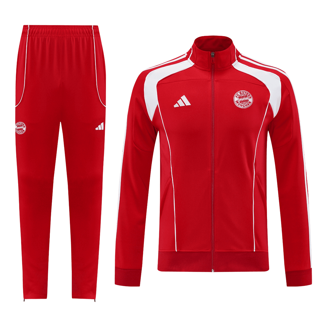 Bayern Munich Jacket Tracksuit 2025/26 Red - gogoalshop