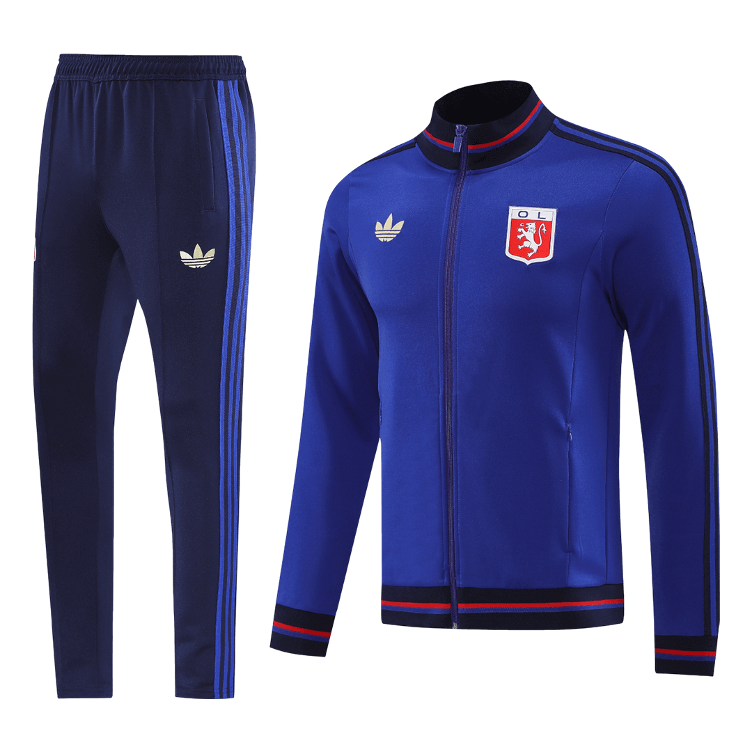 Olympique Lyonnais Jacket Tracksuit 2025/26 Blue - gogoalshop