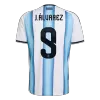 J.ÁLVAREZ #9 Argentina Home Soccer Jersey World Cup 2026 - gogoalshop