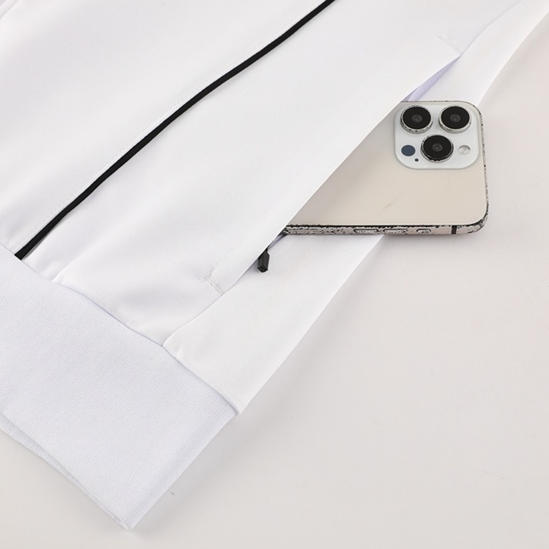 AC Milan Jacket Tracksuit 2025/26 White - gogoalshop