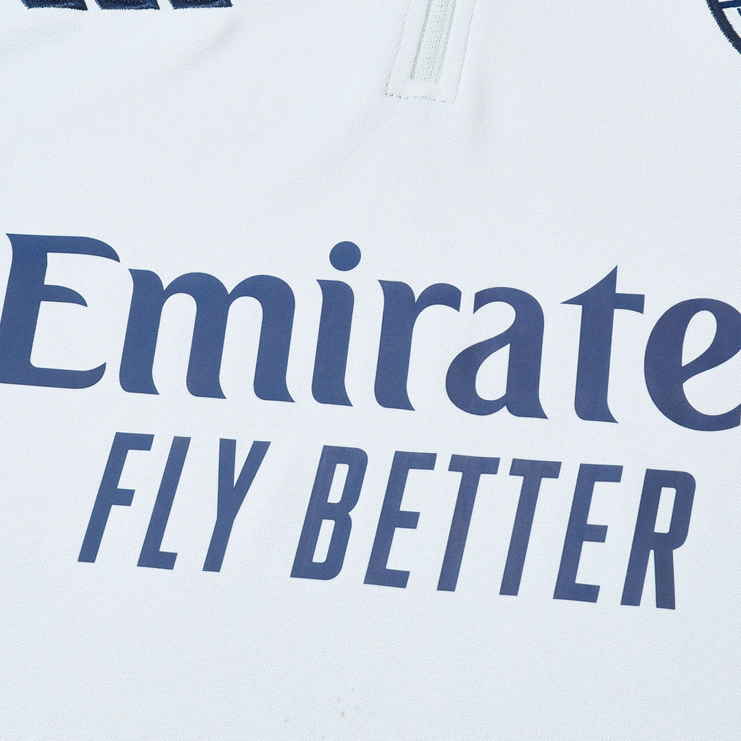 Arsenal 1/4 Zip Tracksuit 2025/26 White - gogoalshop