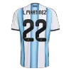 L.MARTÍNEZ #22 Argentina Home Soccer Jersey World Cup 2026 - gogoalshop