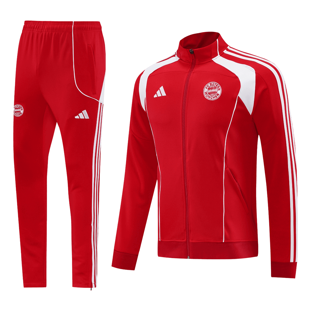 Bayern Munich Jacket Tracksuit 2025/26 Red - gogoalshop