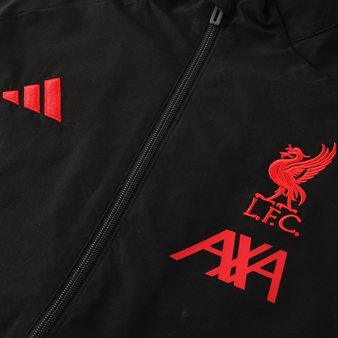 Liverpool Windbreaker Jacket 2025/26 - Black - gogoalshop