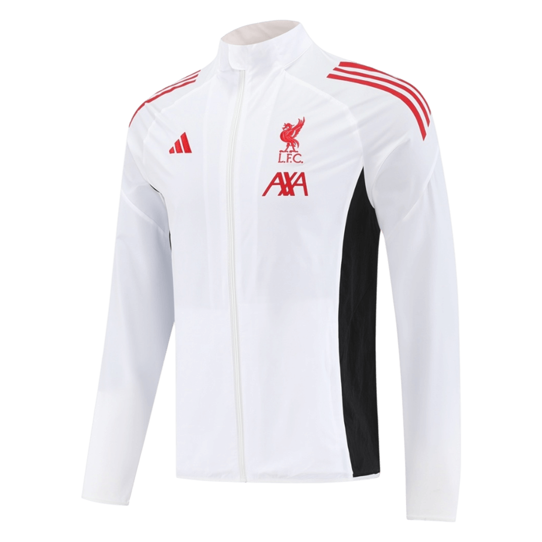 Liverpool Windbreaker Jacket 2025/26 - White - gogoalshop