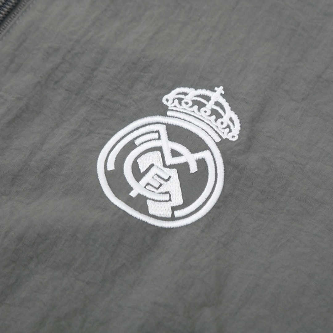 Real Madrid Windbreaker Jacket 2025/26 - Gray - gogoalshop