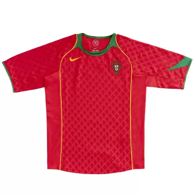 Retro Soccer Jersey Portugal Home Euro Cup 2004 - gogoalshop