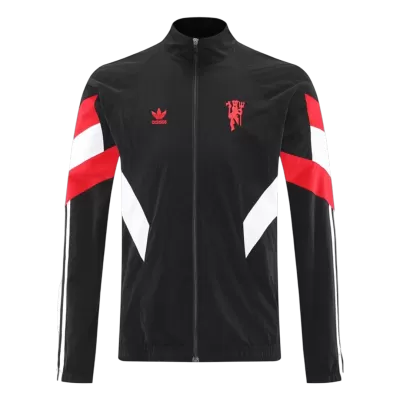 Manchester United Windbreaker Jacket 2025/26 - Black - gogoalshop