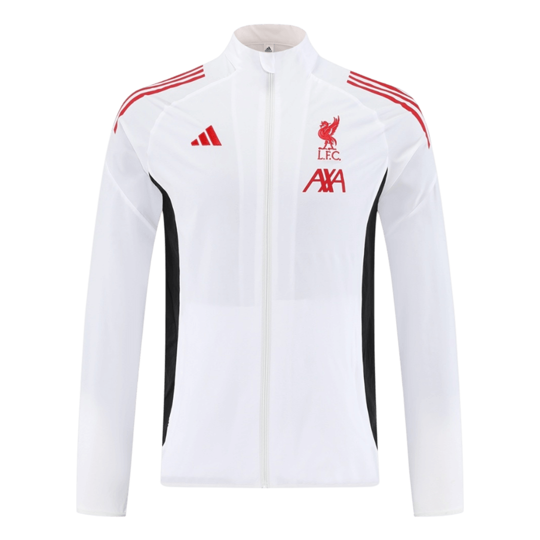 Liverpool Windbreaker Jacket 2025/26 - White - gogoalshop