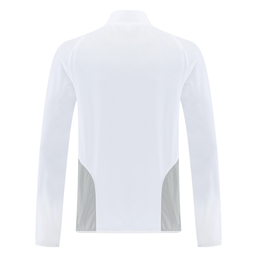 Real Madrid Windbreaker Jacket 2025/26 - White - gogoalshop