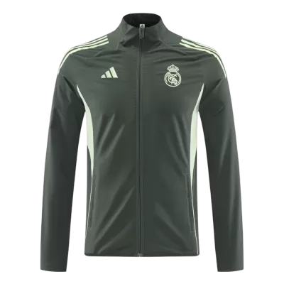 Real Madrid Windbreaker Jacket 2025/26 - Dark Green - gogoalshop