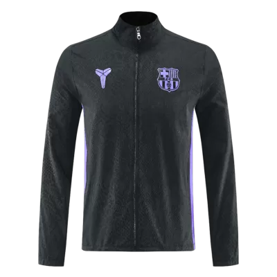 Barcelona Windbreaker Jacket 2025/26 - Black - gogoalshop