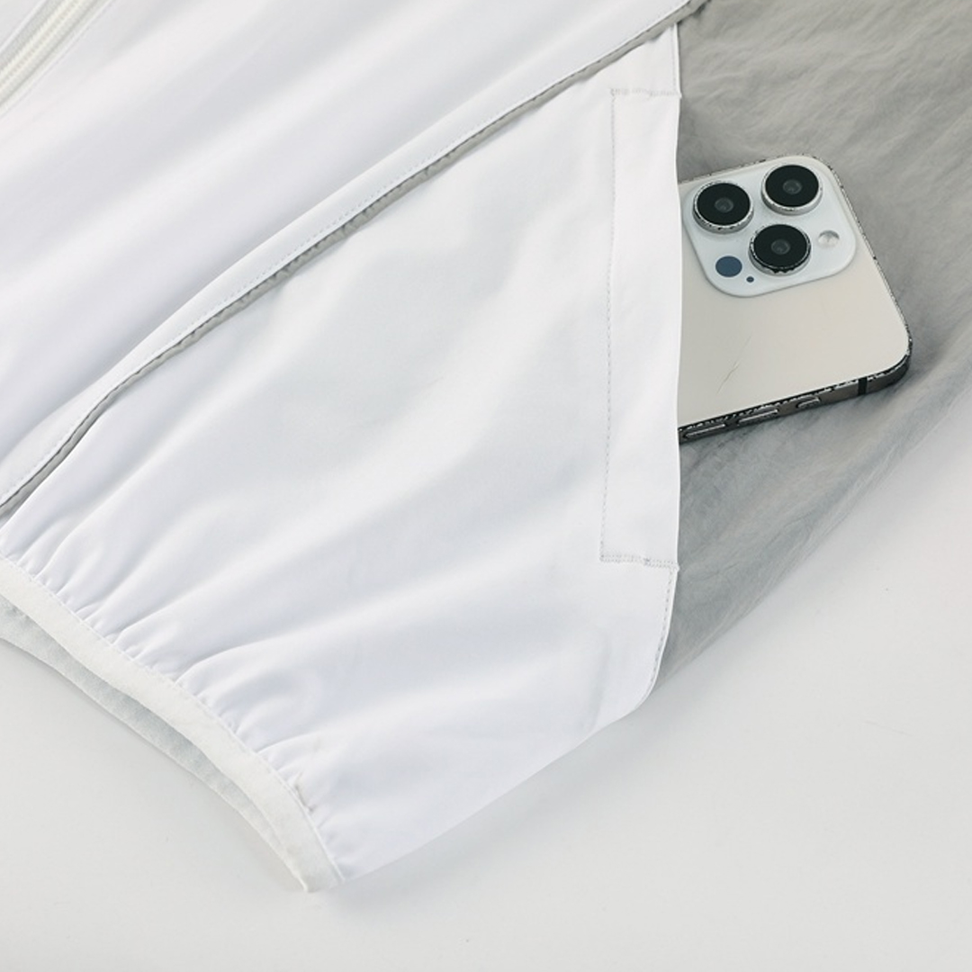 Real Madrid Windbreaker Jacket 2025/26 - White - gogoalshop