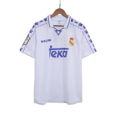 Vintage Soccer Jersey Real Madrid Home 1996/97 - gogoalshop