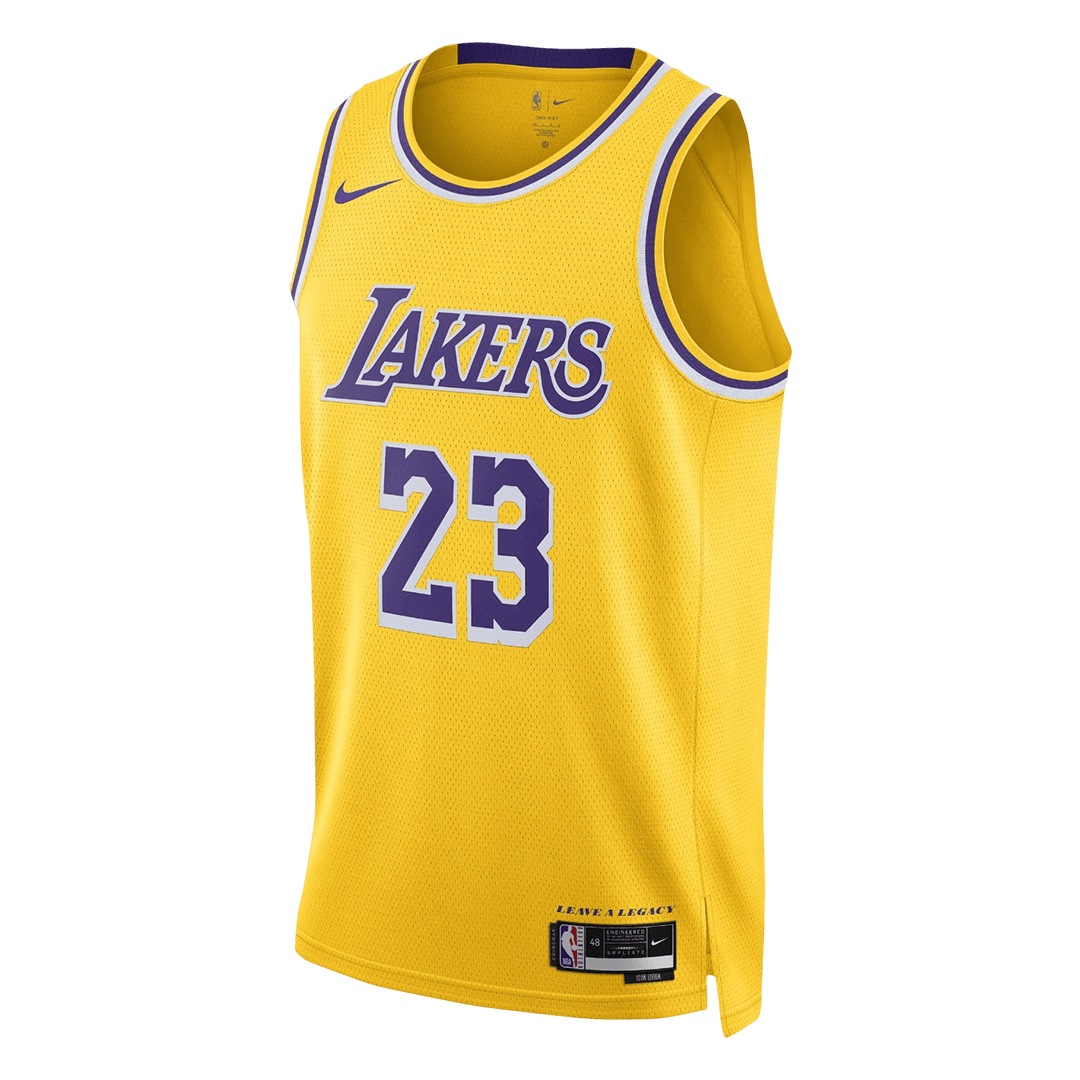 James #23 Los Angeles Lakers Swingman NBA Jersey - Icon Edition - gogoalshop