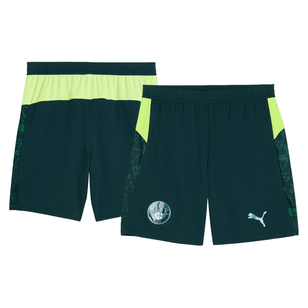 Manchester City Fourth Away Soccer Shorts 2025/26 - gogoalshop