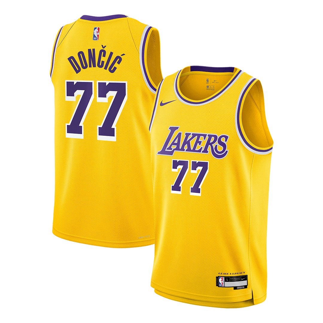 Dončić #77 Los Angeles Lakers Swingman NBA Jersey - Icon Edition - gogoalshop