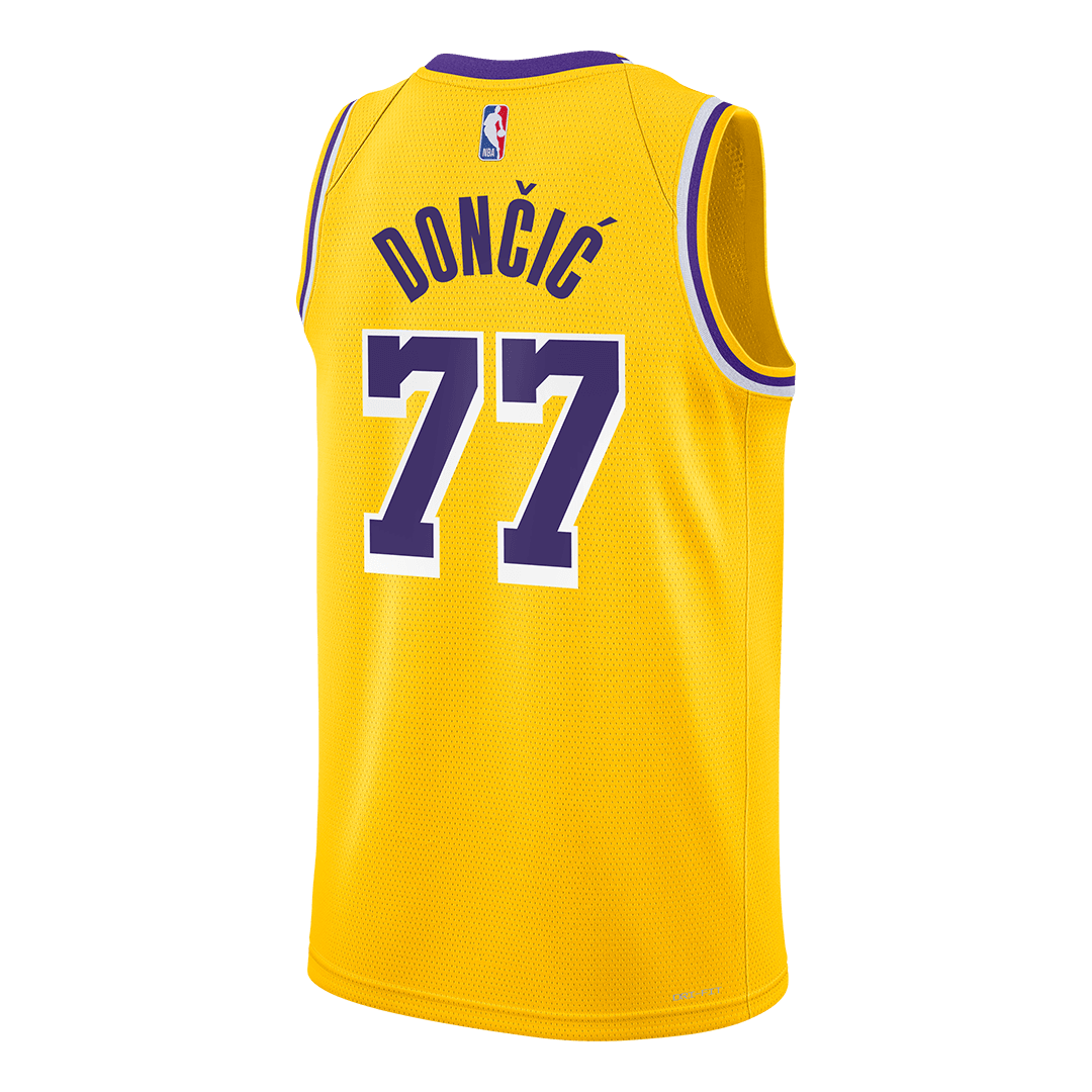 Dončić #77 Los Angeles Lakers Swingman NBA Jersey - Icon Edition - gogoalshop