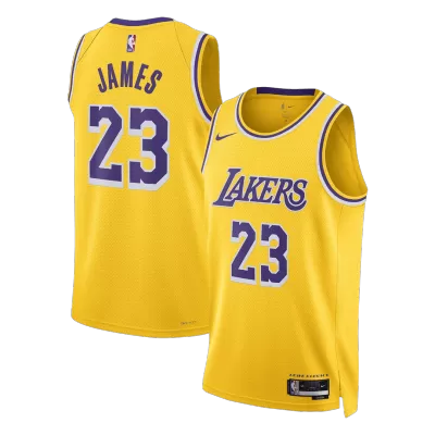 James #23 Los Angeles Lakers Swingman NBA Jersey - Icon Edition - gogoalshop