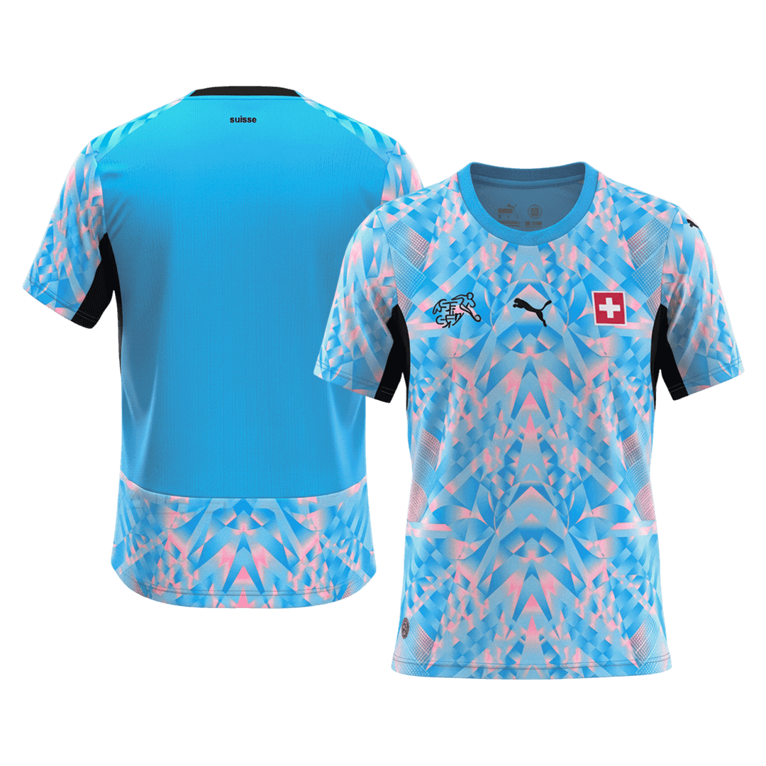 Switzerland Goalkeeper Soccer Jersey World Cup 2026 Blue - gogoalshop